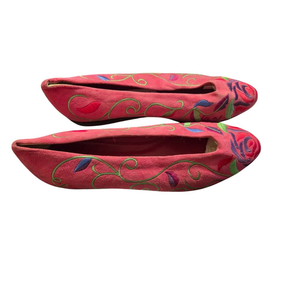 Caparros pink flats 9b